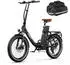 SMART AI Elektro Klapprad 20 Zoll 48 V 17 Ah Weiß
