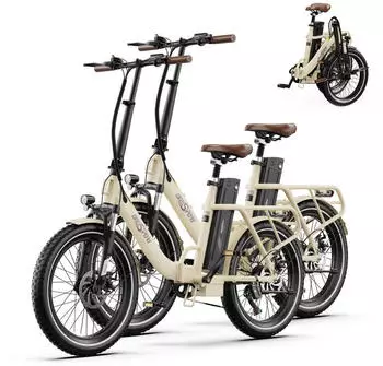 ONESPORT Elektro Klapprad 20 Zoll 48 V 17 Ah
