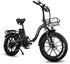 LINGDA Elektro Klapprad 20 Zoll 48 V 18 Ah Fat Tire schwarz