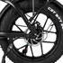 LINGDA Elektro Klapprad 20 Zoll 48 V 18 Ah Fat Tire schwarz