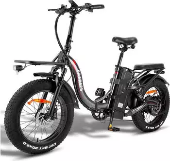 SMART AI Elektro Klapprad 20 Zoll 48 V 30 Ah grau