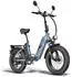 SMART AI Elektro Klapprad 20 Zoll 48 V 12 Ah Dual Akku blau