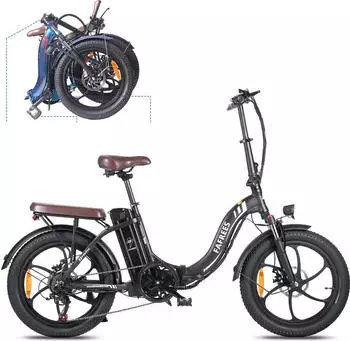 Fafrees Elektro Klapprad 20 Zoll 36 V 18 Ah schwarz