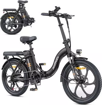 SMART AI Elektro Klapprad 20 Zoll 36 V 13 Ah 100 km Fat Tire