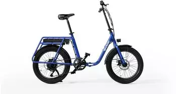 Sharp Elektro Klapprad 20 Zoll 36 V 10,4 Ah blau