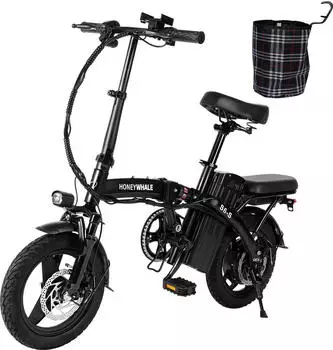 SMART AI Klapprad e Bike 14 Zoll 250W Shimano 10AH Klappr&auml;der 25km/h 40 KM