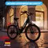 SMART AI 26 Zoll Cityräder Akku 100km Reichweite250W City &E-Hollandräder LCD-Display 25km/h 13AH