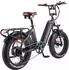SMART AI E bike 48V/22,5AH/1080Wh Akku Damen Ebike 20 Zoll 60N.m für Erwachsene 150kg Kohlefaser Fatbike
