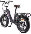 SMART AI E bike 48V/22,5AH/1080Wh Akku Damen Ebike 20 Zoll 60N.m für Erwachsene 150kg Kohlefaser Fatbike