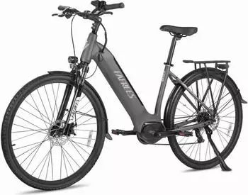 SMART AI Citybike Mountainbike bike 700C 250W Mittelmotor 15Ah 25km/h Schwarz