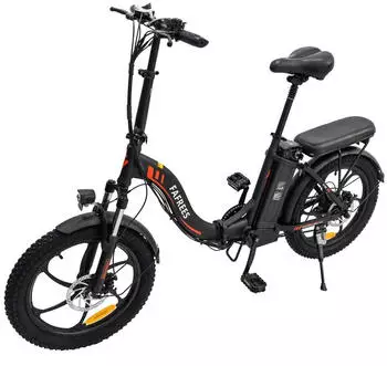 SMART AI 20 Zoll Klapprad mit MINI Elektrische Luftpumpe Mountainbikes für Erwachsene 15E Klappfahrrad Faltrad Farbe:Schwarz Klapprad