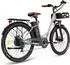 SMART AI ebike 26 Zoll e Bike Herren 36V 20.3Ah Akku 250W 25km/h City Damen Reichweite 80-200km Grau