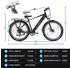 SMART AI 27.5'' 20Ah E-Moutainbike Unisex 7Gang E-MTB E-Citybike 25KM/H für Damen und Herren ab 170 cm Blau
