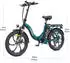 SMART AI 20 Zoll Tragbar Damen Fatbike Für Erwachsene Klapprad Klappräder Reichweite 100KM Fetter Reifen Für Stadtpendler