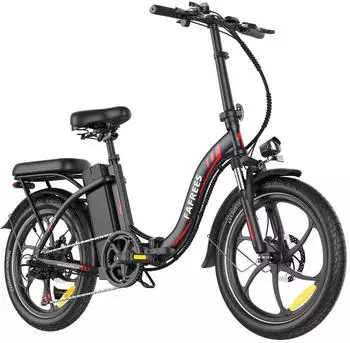SMART AI 20AH Klappr&auml;der 20"x 3.0" Wasserdicht IPX5 Fat Tire klapprad 7 Gang Citybike 250W Motor & 25km/h E-Hollandr&auml;der Schwarz
