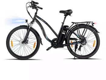 SMART AI 26 Zoll e bike 36V/15,6Ah 90km City e bike Damen/Herren Cityr&auml;der Fahrrad Aluminiumlegierung Hinterrad-Nabenmotor