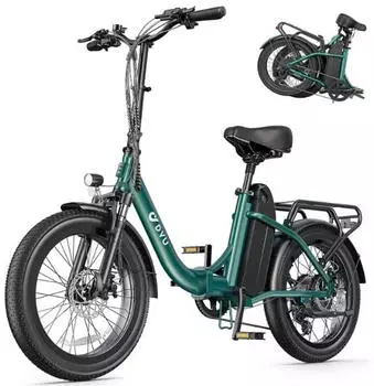 SMART AI E Bike Herren Damen -Ebike 48V 15.6Ah E Bike 20 * 3.0 Zoll 7-Gang Getriebe LED-Display 250W Motor & 25km/h Bike Klappr&auml;der