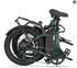 SMART AI E Bike Herren Damen -Ebike 48V 15.6Ah E Bike 20 * 3.0 Zoll 7-Gang Getriebe LED-Display 250W Motor & 25km/h Bike Klappräder