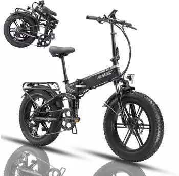 SMART AI 20'' City E Bike Klappbares Mountainbike E-MTB Aluminiumlegierung Wasserdicht IPX5 Klappr&auml;der