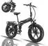 SMART AI 20'' City E Bike Klappbares Mountainbike E-MTB Aluminiumlegierung Wasserdicht IPX5 Klappräder