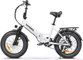 SMART AI Klapprad Mit 20 Zoll Fat Tire 48V 13Ah Lithium-Akku f&uuml;r Lange Reichweite bis 75KM 7-Gang-All-Terrain Ebike Herren f&uuml;r MTB