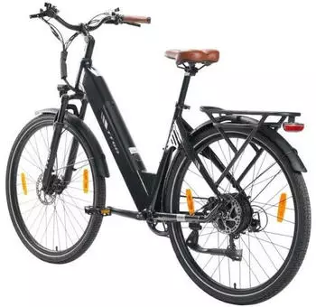 SMART AI 28 Zoll 20Ah E Bike City mit tiefem Einsteig Motor Reichweite bis 120km E-City Bike E-Hollandr&auml;der 3A-Schnelllade Schnee Ebike