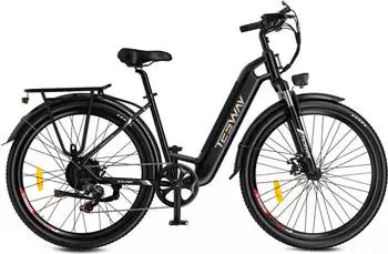 SMART AI 27.5 Zoll Trekking 7Gang Hinterradmotor 48V f&uuml;r Herren und Damen Hinterradmotor Trekking Bike Damen
