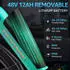 SMART AI 27.5 Zoll Trekking 7Gang Hinterradmotor 48V für Herren und Damen Hinterradmotor Trekking Bike Damen