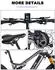 SMART AI 19,2Ah E Mountainbike 48v E-City Bike 27 Gange Citybike City eBike City & E-Hollandräder Blau