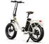 SMART AI Klapprad mit 48V 18Ah Akku bis zu 120km 20 *4.0 Zoll 7-Gang SHIMANO Elektro Klapprad für Erwachsene 160 200 cm Klappfahrrad E Bike Faltrad