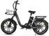 SMART AI 20*4.0Zoll LCD Fat Faltbar E- Bike E-Mountainbike 13Ah Bis 100Km SHIMANO 7 25km/h E Klapprad mit Korb Klappräder