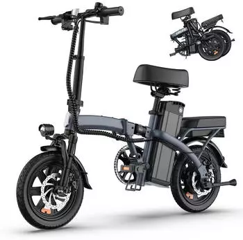 SMART AI E-RIDES Klappr&auml;der 14 Zoll 250W 25km/h 60 km Reichweite 36V/7,5Ah AKKU Klappbar City & E-Hollandr&auml;der