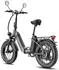 SMART AI Fatbike für Herren & Damen 20 Zoll Klapprad 48V 13.4Ah*2Akku 65N.m Motor 150kg Tragfähigkeit 70KM Reichweite Klappräder