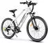 SMART AI 26 Zoll Mountainbike 250W MTB 25km/h 36V 15Ah City Shimano 7S LCD mit App E BIKE City Damen E bike WEISS