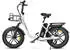 SMART AI E Bike Herren -Ebike mit 48V 13Ah Batterie E Bike 20 * 4.0 Zoll 7-Gang Getriebe mit LCD-Display E Bike 250W Motor weiß