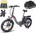 SMART AI 20 Zoll Klapprad E bike für Erwachsene 15E Klappfahrrad Faltrad Farbe:Grau