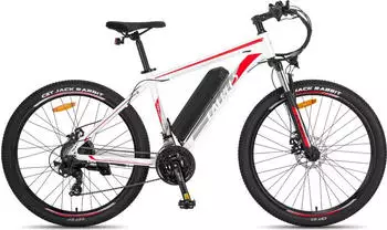 SMART AI 26-Zoll MTB Trekking E-Hollandrader 250W Motor 13Ah Akku 21-Gang City Rot
