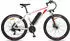 SMART AI 26-Zoll MTB Trekking E-Hollandrader 250W Motor 13Ah Akku 21-Gang City Rot