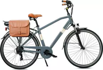 VENICE - I love Italy Monotubo Classic Elektro-Cityrad 28 Zoll grau