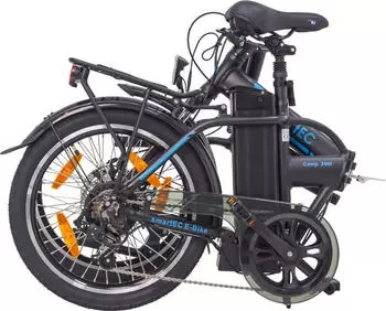 Smartec Camp-20H Elektro-Klapprad 20 Zoll schwarz – Maximale Reichweite und kraftvolle Motorunterstützung für entspannte Fahrten