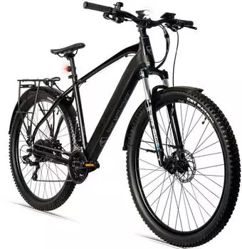 Bergsteiger Cannock Elektro-Mountainbike 27,5 Zoll grau