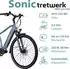 Tretwerk Sonic Elektro-Trekkingrad 28 Zoll azur