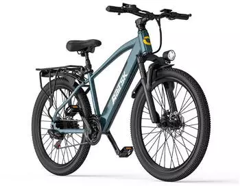 SAMEBIKE City Elektro-Cityrad 26 Zoll schwarz