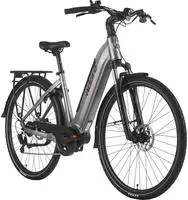 Adore "28" Alu Cityfahrrad CX-660 Mittelmotor 75NM / 14,7Ah Grau matt" 7 Gang Shimano