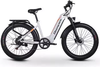 SMART AI Shengmilo MX06 17.5AH Samsung Akku 25km/h 7 Gang Shimano TX55 Schaltwerk Kettenschaltung Heckmontierte Motoren (Set Mit Batterielade