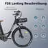 Fafrees E-Bike 26 Zoll MTB 36 V 20,3 Ah 730,8 Wh Mountainbike 7 Gang, Grau