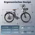 Fafrees E-Bike 26 Zoll MTB 36 V 20,3 Ah 730,8 Wh Mountainbike 7 Gang, Grau