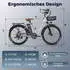 Fafrees Ebike 26 Zoll e Bike Herren 36V 20.3Ah 7S Grau