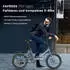 Fafrees E-Bike 20 Zoll 36 V 16,75 Ah 603 Wh Citybike Klapprad 7 Gang, Blau