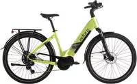 Adore "28" Alu Cityfahrrad CX-380 Mittelmotor 85NM / 15Ah Lime Green matt" 9 Gang